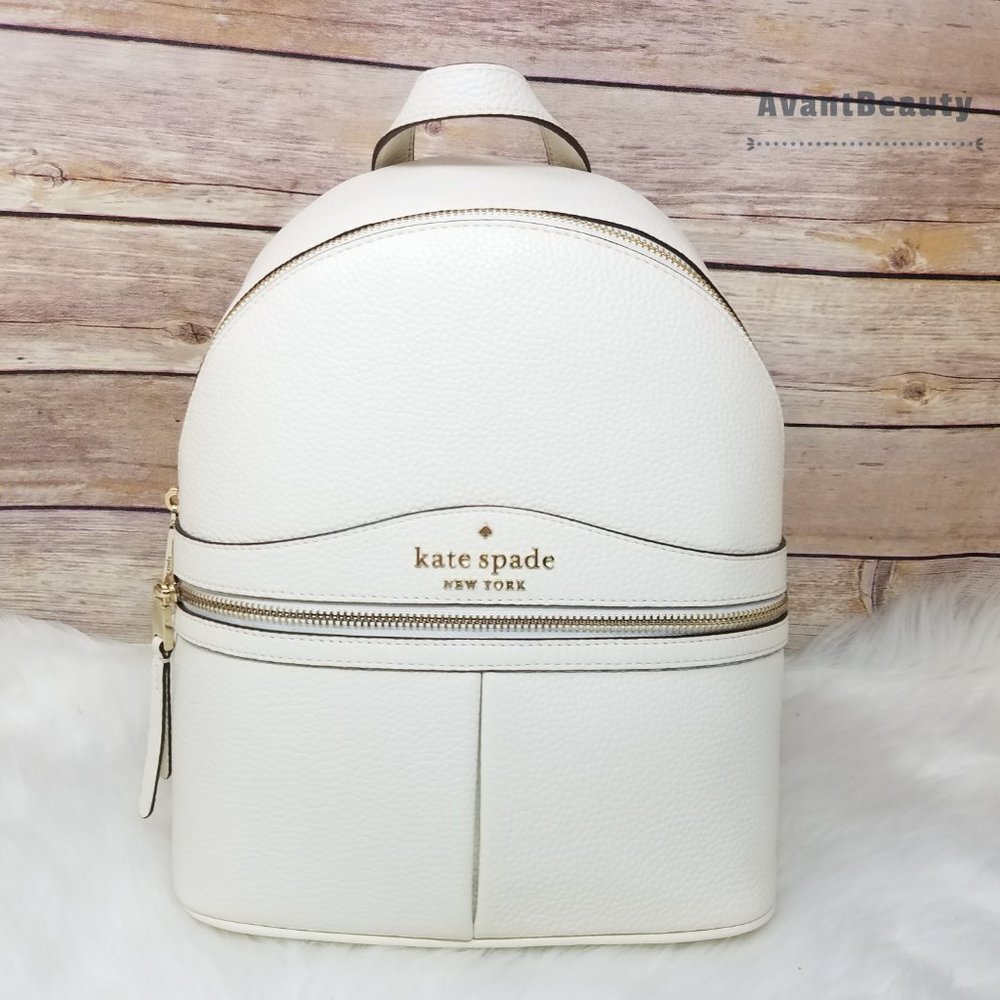 Kate Spade New Medium Backpack Karina Parchment - Picture 2 of 13